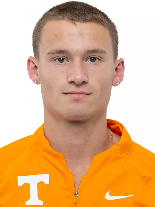 KNOXVILLE, TN - August 15, 2024 - Gavin Genisio of the Tennessee Volunteers headshot taken in Knoxville, TN. Photo By Emma Ramsey/Tennessee Athletics