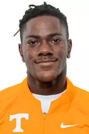 KNOXVILLE, TN - August 21, 2024 - Jayvian Greene of the Tennessee Volunteers headshot taken in Knoxville, TN. Photo By Andrew Ferguson/Tennessee Athletics