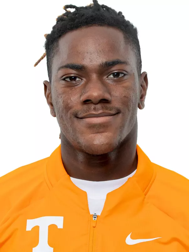 KNOXVILLE, TN - August 21, 2024 - Jayvian Greene of the Tennessee Volunteers headshot taken in Knoxville, TN. Photo By Andrew Ferguson/Tennessee Athletics