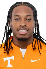 KNOXVILLE, TN - August 21, 2024 - Jevon Williams of the Tennessee Volunteers headshot taken in Knoxville, TN. Photo By Andrew Ferguson/Tennessee Athletics