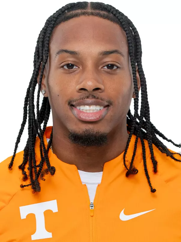 KNOXVILLE, TN - August 21, 2024 - Jevon Williams of the Tennessee Volunteers headshot taken in Knoxville, TN. Photo By Andrew Ferguson/Tennessee Athletics