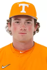KNOXVILLE, TN - October 02, 2025 - Pitcher Nic Abraham #44 of the Tennessee Volunteers headshot taken in Knoxville, TN. Photo By Kate Luffman/Tennessee Athletics