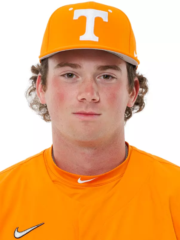 KNOXVILLE, TN - October 02, 2025 - Pitcher Nic Abraham #44 of the Tennessee Volunteers headshot taken in Knoxville, TN. Photo By Kate Luffman/Tennessee Athletics