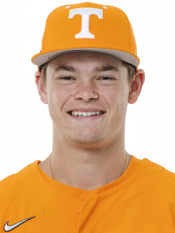 KNOXVILLE, TN - October 02, 2025 - Pitcher Ethan Baiotto #28 of the Tennessee Volunteers headshot taken in Knoxville, TN. Photo By Kate Luffman/Tennessee Athletics