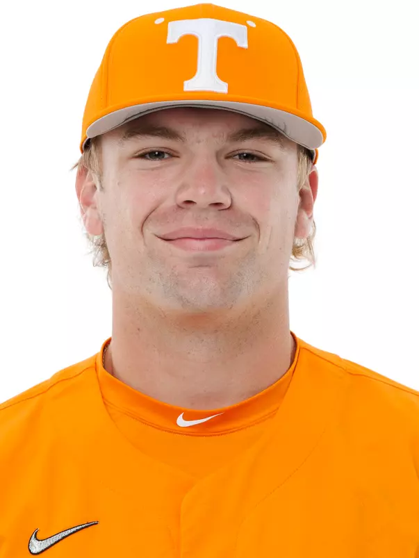 KNOXVILLE, TN - October 02, 2025 - Infielder/Outfielder Hutson Chance #45 of the Tennessee Volunteers headshot taken in Knoxville, TN. Photo By Kate Luffman/Tennessee Athletics
