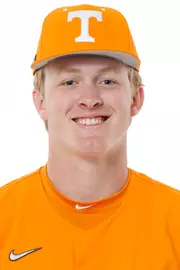 KNOXVILLE, TN - October 02, 2025 - Pitcher Chandler Day #43 of the Tennessee Volunteers headshot taken in Knoxville, TN. Photo By Kate Luffman/Tennessee Athletics