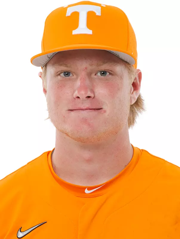KNOXVILLE, TN - October 02, 2025 - Pitcher Brady Frederick #6 of the Tennessee Volunteers headshot taken in Knoxville, TN. Photo By Kate Luffman/Tennessee Athletics