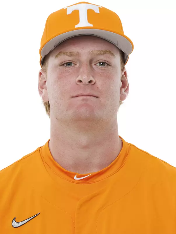KNOXVILLE, TN - October 02, 2025 - Catcher Trent Grindlinger #30 of the Tennessee Volunteers headshot taken in Knoxville, TN. Photo By Kate Luffman/Tennessee Athletics