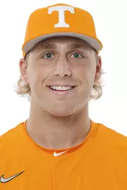KNOXVILLE, TN - October 02, 2025 - Pitcher Mark Hindy #7 of the Tennessee Volunteers headshot taken in Knoxville, TN. Photo By Kate Luffman/Tennessee Athletics