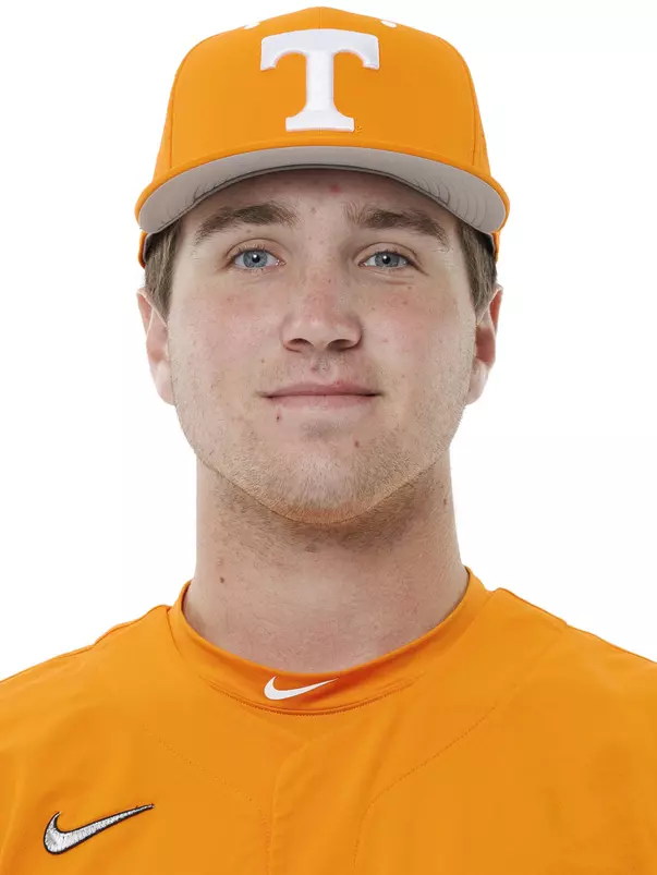 KNOXVILLE, TN - October 02, 2025 - Pitcher Brayden Krenzel #34 of the Tennessee Volunteers headshot taken in Knoxville, TN. Photo By Kate Luffman/Tennessee Athletics