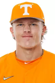 KNOXVILLE, TN - October 02, 2025 - Pitcher Landon Mack #18 of the Tennessee Volunteers headshot taken in Knoxville, TN. Photo By Kate Luffman/Tennessee Athletics