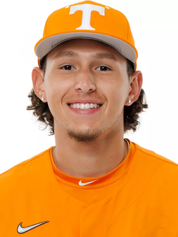 KNOXVILLE, TN - October 02, 2025 - Infielder Manny Marin #4 of the Tennessee Volunteers headshot taken in Knoxville, TN. Photo By Kate Luffman/Tennessee Athletics