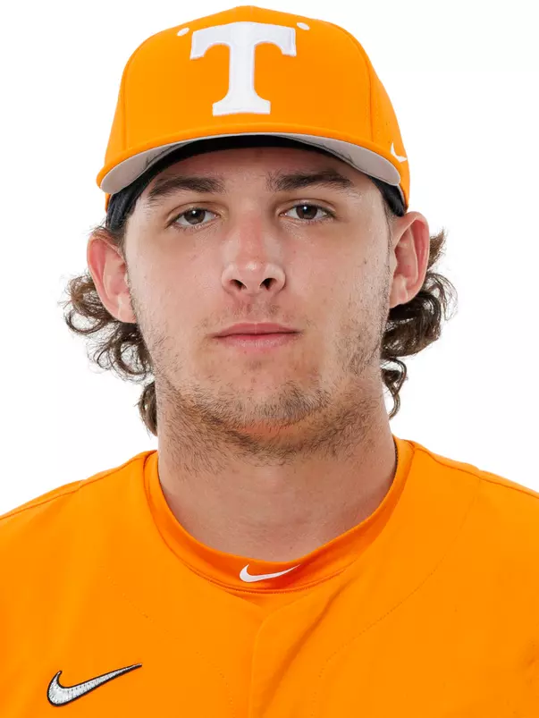 KNOXVILLE, TN - October 02, 2025 - Infielder/Catcher Chris Newstrom #10 of the Tennessee Volunteers headshot taken in Knoxville, TN. Photo By Kate Luffman/Tennessee Athletics