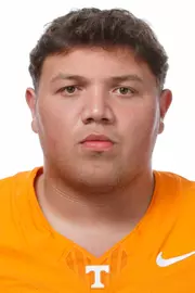 KNOXVILLE, TN - August 21, 2025 - Offensive lineman Michael Kostantonov #65 of the Tennessee Volunteers headshot taken in Knoxville, TN. Photo By Kate Luffman/Tennessee Athletics