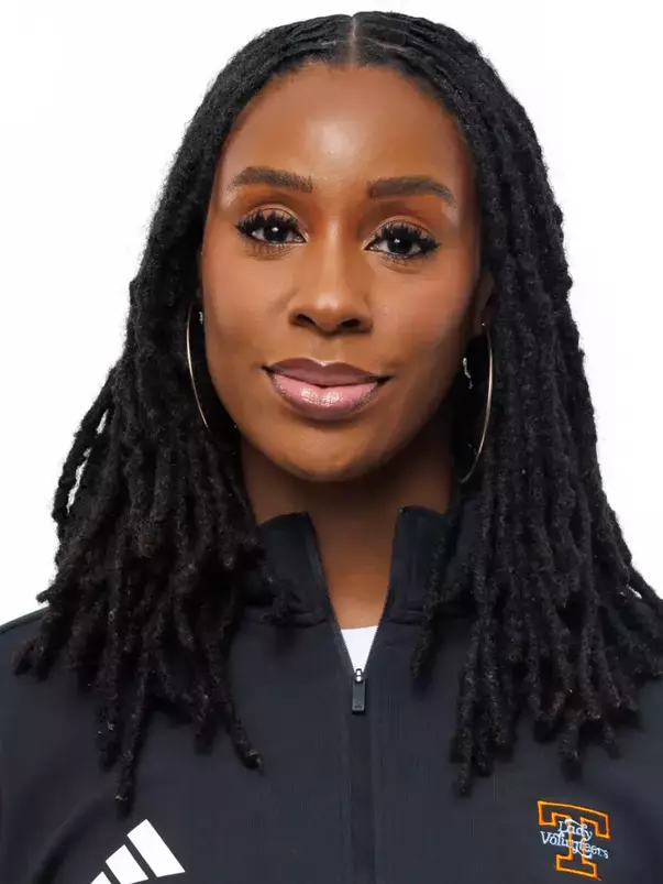 KNOXVILLE, TN - October 21, 2026 - Assistant Coach Isoken Uzamere of the Tennessee Lady Volunteers headshot taken in Knoxville, TN. Photo By Kate Luffman/Tennessee Athletics