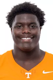 KNOXVILLE, TN - June 18, 2026 - Offensive lineman David Sanders Jr. #70 of the Tennessee Volunteers headshot taken in Knoxville, TN. Photo By Andrew Ferguson/Tennessee Athletics