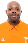 KNOXVILLE, TN - June 18, 2026 - Running Backs Coach De'Rail Sims of the Tennessee Volunteers headshot taken in Knoxville, TN. Photo By Andrew Ferguson/Tennessee Athletics