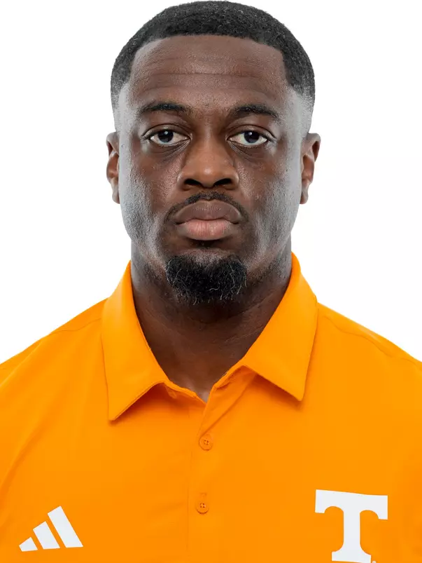 KNOXVILLE, TN - July 28, 2026 - Assistant Director of Football Sports Performance Elijah Blackman of the Tennessee Volunteers headshot taken in Knoxville, TN. Photo By Andrew Ferguson/Tennessee Athletics