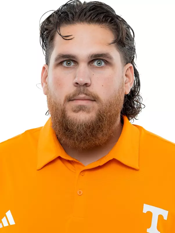 KNOXVILLE, TN - July 28, 2026 - Personnel Analyst Evan Davis of the Tennessee Volunteers headshot taken in Knoxville, TN. Photo By Andrew Ferguson/Tennessee Athletics