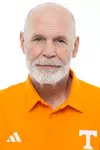 KNOXVILLE, TN - July 28, 2026 - Defensive Coordinator Jim Knowles of the Tennessee Volunteers headshot taken in Knoxville, TN. Photo By Andrew Ferguson/Tennessee Athletics
