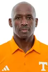 KNOXVILLE, TN - July 28, 2026 - Co-Defensive Coordinator/Secondary Coach Anthony Poindexter of the Tennessee Volunteers headshot taken in Knoxville, TN. Photo By Andrew Ferguson/Tennessee Athletics
