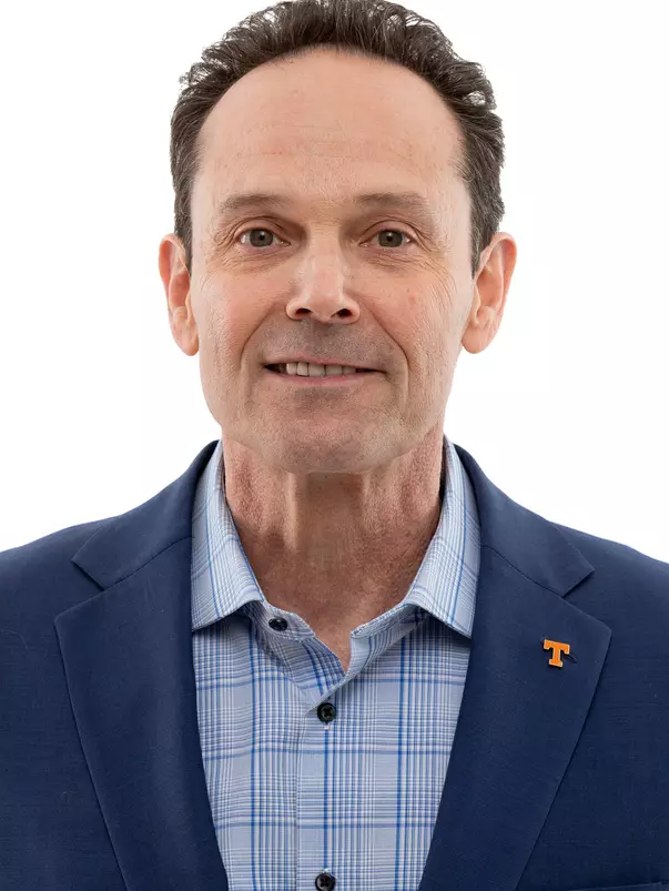 KNOXVILLE, TN - OCTOBER 13, 2020 - Video Coordinator/Director of Player Development Bryan Lentz of the Tennessee Volunteers headshot taken in Knoxville, TN. Photo By Andrew Ferguson/Tennessee Athletics