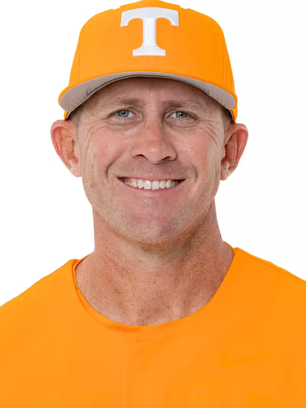 KNOXVILLE, TN - November 11, 2025 - Associate Head Coach Chuck Jeroloman headshot taken in Knoxville, TN. Photo By Andrew Ferguson/Tennessee Athletics