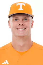 KNOXVILLE, TN - September 22, 2026 - Pitcher Hayden Simmerson #12 of the Tennessee Volunteers headshot taken in Knoxville, TN. Photo By Kate Luffman/Tennessee Athletics