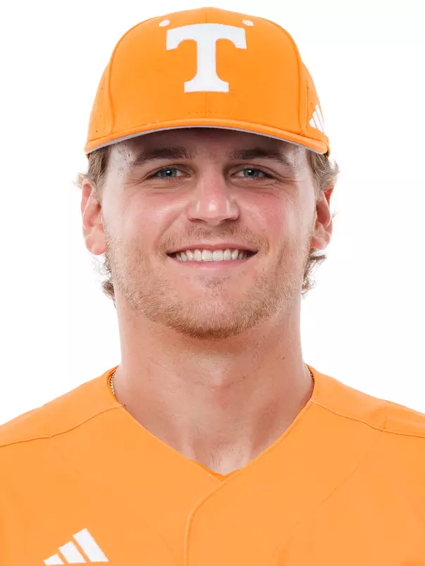 KNOXVILLE, TN - September 22, 2026 - Pitcher Parker Detmers #28 of the Tennessee Volunteers headshot taken in Knoxville, TN. Photo By Kate Luffman/Tennessee Athletics