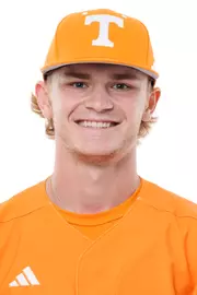 KNOXVILLE, TN - September 22, 2026 - Infielder/Pitcher Cooper Shrum #32 of the Tennessee Volunteers headshot taken in Knoxville, TN. Photo By Kate Luffman/Tennessee Athletics