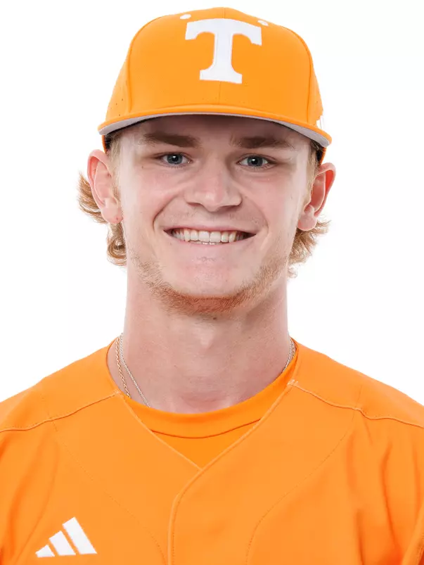 KNOXVILLE, TN - September 22, 2026 - Infielder/Pitcher Cooper Shrum #32 of the Tennessee Volunteers headshot taken in Knoxville, TN. Photo By Kate Luffman/Tennessee Athletics