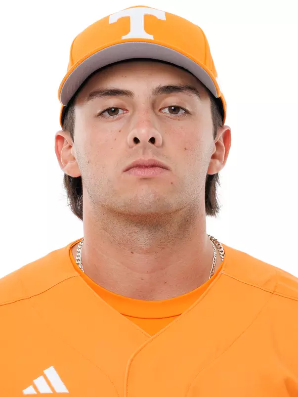 KNOXVILLE, TN - September 22, 2026 - Pitcher Ricky Ojeda #43 of the Tennessee Volunteers headshot taken in Knoxville, TN. Photo By Kate Luffman/Tennessee Athletics