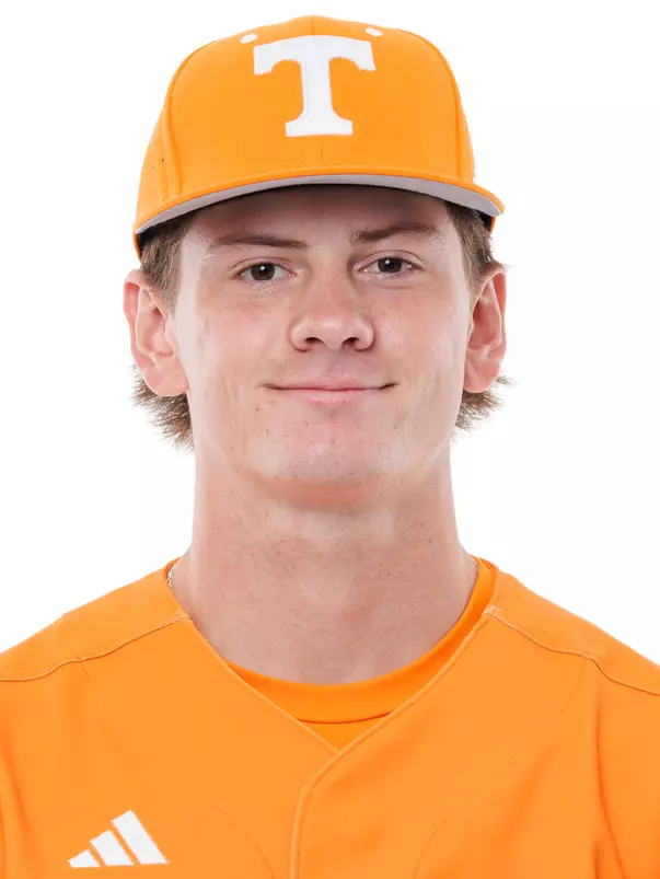 KNOXVILLE, TN - September 22, 2026 - Pitcher Drew Christine #46 of the Tennessee Volunteers headshot taken in Knoxville, TN. Photo By Kate Luffman/Tennessee Athletics