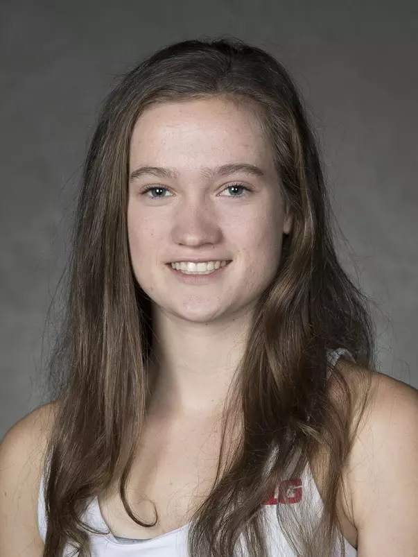 Portrait of Wisconsin Badgers women's tennis player Ava Markham. (Photo by David Stluka)