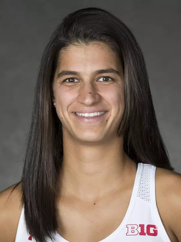 Portrait of Wisconsin Badgers women's tennis player Sara Castellano. (Photo by David Stluka)
