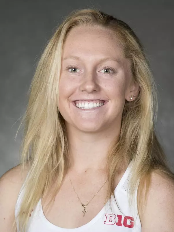 Portrait of Wisconsin Badgers women's tennis player Maryann Rompf. (Photo by David Stluka)