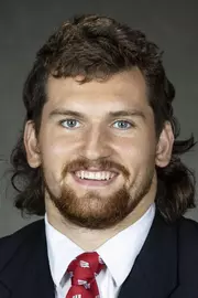 Wisconsin Badgers football player Garrett Groshek, October 5, 2020 in Madison, Wis. (Photo by David Stluka/Wisconsin Athletic Communications)