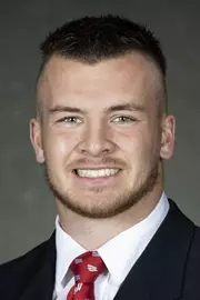 Wisconsin Badgers football player Mike Maskalunas, October 5, 2020 in Madison, Wis. (Photo by David Stluka/Wisconsin Athletic Communications)