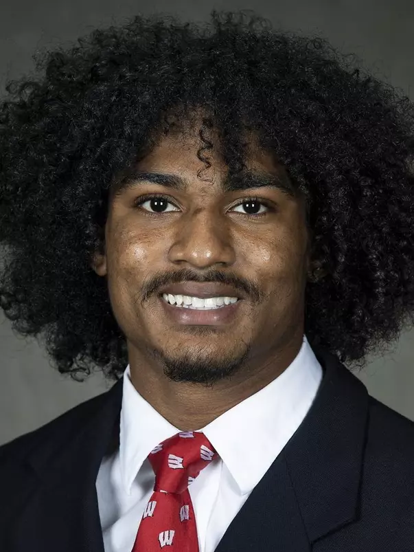 Wisconsin Badgers football player Kendrick Pryor, October 5, 2020 in Madison, Wis. (Photo by David Stluka/Wisconsin Athletic Communications)
