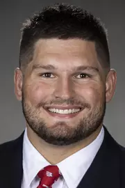 Wisconsin Badgers Matt Henningsen poses for a headshot Thursday, July 29, 2021, in Madison, Wis. (Photo by David Stluka/Wisconsin Athletic Communications)