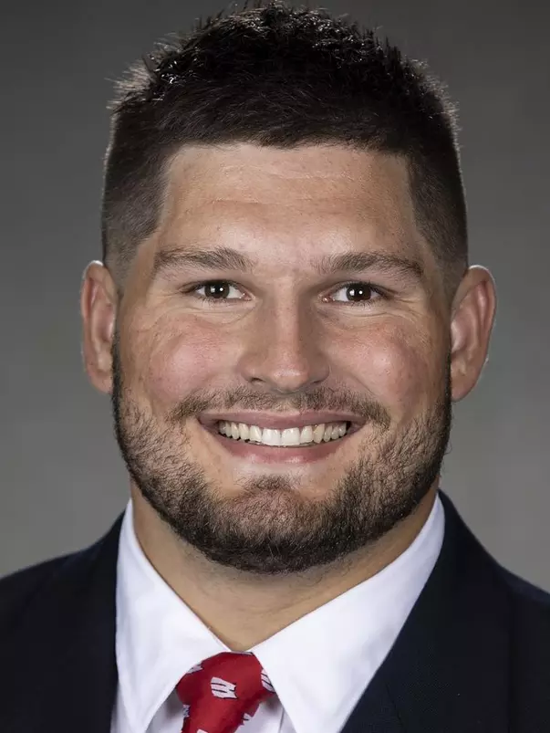 Wisconsin Badgers Matt Henningsen poses for a headshot Thursday, July 29, 2021, in Madison, Wis. (Photo by David Stluka/Wisconsin Athletic Communications)