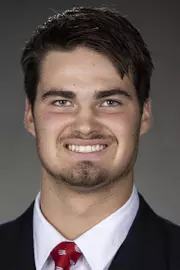 Wisconsin Badgers Riley Mahlman poses for a headshot Thursday, July 29, 2021, in Madison, Wis. (Photo by David Stluka/Wisconsin Athletic Communications)