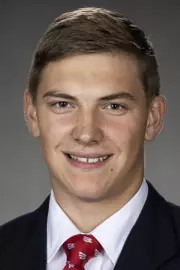 Wisconsin Badgers Haakon Anderson poses for a headshot Thursday, July 29, 2021, in Madison, Wis. (Photo by David Stluka/Wisconsin Athletic Communications)