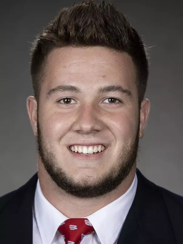 Wisconsin Badgers Dylan Barrett poses for a headshot Thursday, July 29, 2021, in Madison, Wis. (Photo by David Stluka/Wisconsin Athletic Communications)