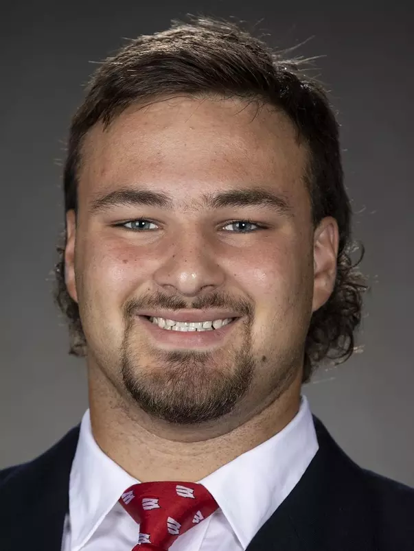 Wisconsin Badgers Tanor Bortolini poses for a headshot Thursday, July 29, 2021, in Madison, Wis. (Photo by David Stluka/Wisconsin Athletic Communications)