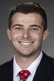 Wisconsin Badgers Peter Bowden poses for a headshot Thursday, July 28, 2021, in Madison, Wis. (Photo by David Stluka/Wisconsin Athletic Communications)