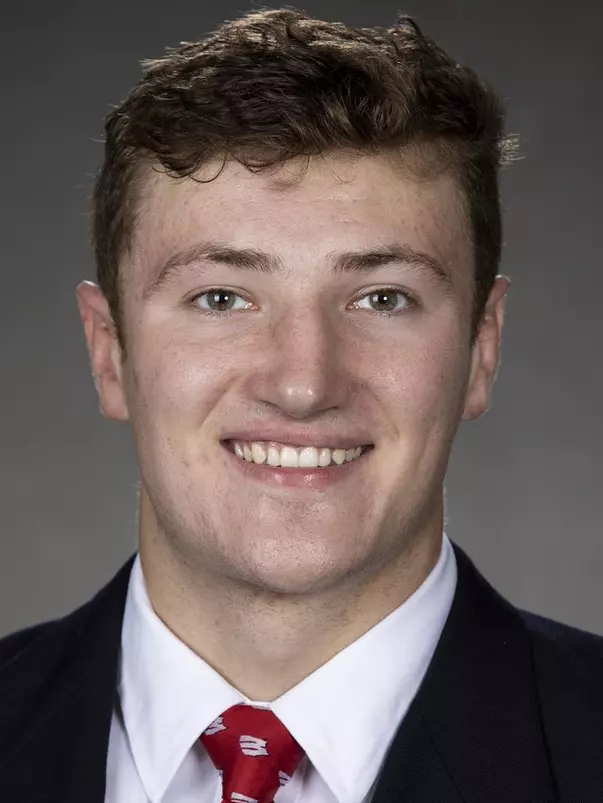 Wisconsin Badgers Cole Dakovich poses for a headshot Thursday, July 29, 2021, in Madison, Wis. (Photo by David Stluka/Wisconsin Athletic Communications)