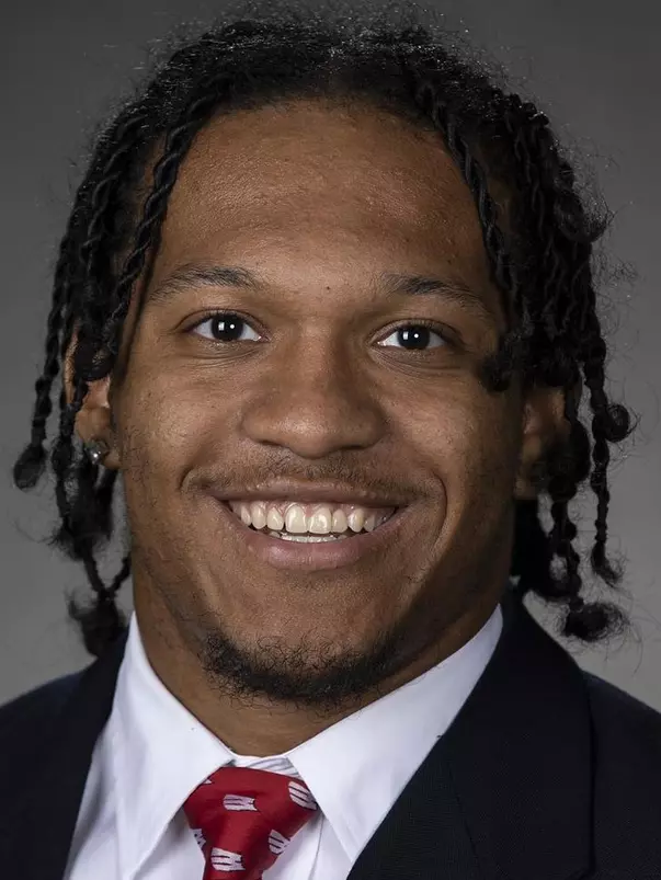 Wisconsin Badgers Julius Davis poses for a headshot Thursday, July 28, 2021, in Madison, Wis. (Photo by David Stluka/Wisconsin Athletic Communications)