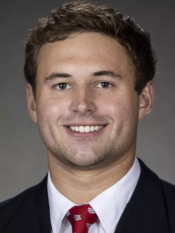 Wisconsin Badgers C.J. Goetz poses for a headshot Thursday, July 29, 2021, in Madison, Wis. (Photo by David Stluka/Wisconsin Athletic Communications)