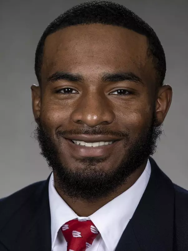 Wisconsin Badgers Faion Hicks poses for a headshot Thursday, July 29, 2021, in Madison, Wis. (Photo by David Stluka/Wisconsin Athletic Communications)